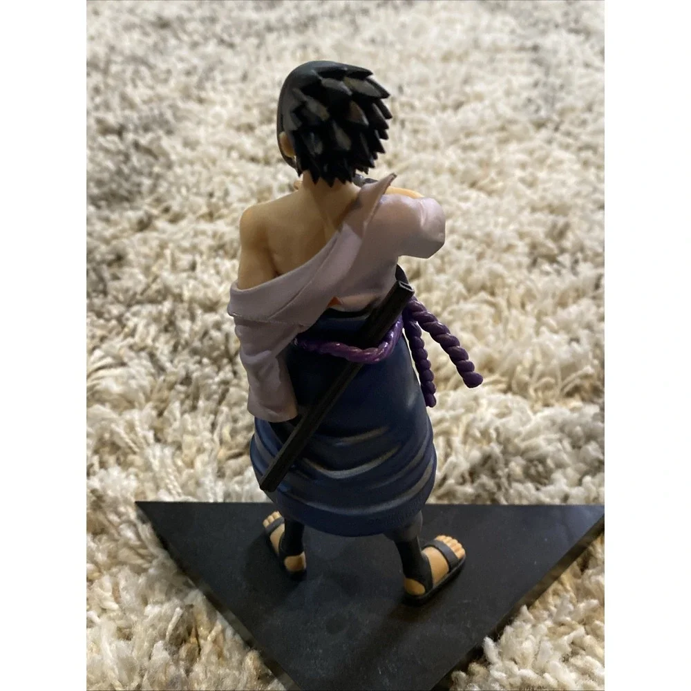 Naruto Shippuden Sasuke Uchiha Action‎ Figure Sharingan Anime Collectible Base